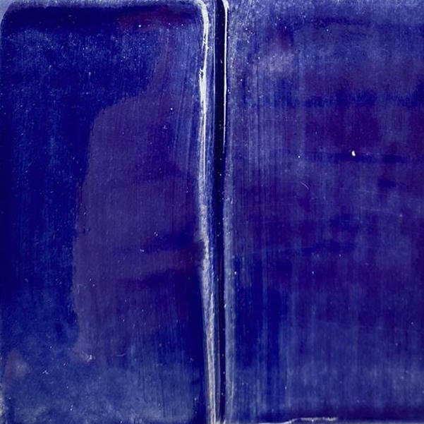 Cobalt Blue Handmade Ceramic Tile