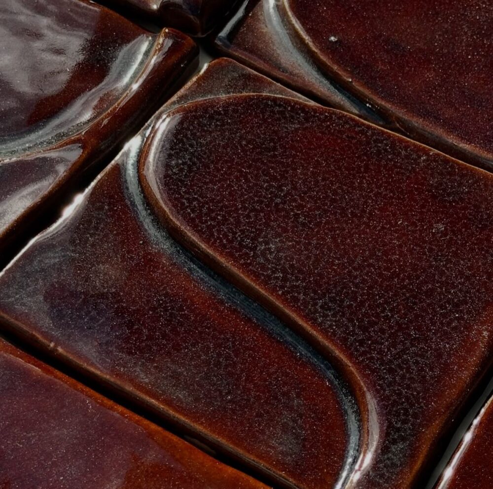 Ready to Ship 200 Excess Amphora tiles in Toffee - Image 3